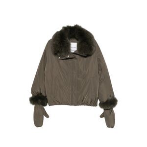 Yves Salomon Brown Jackets Women